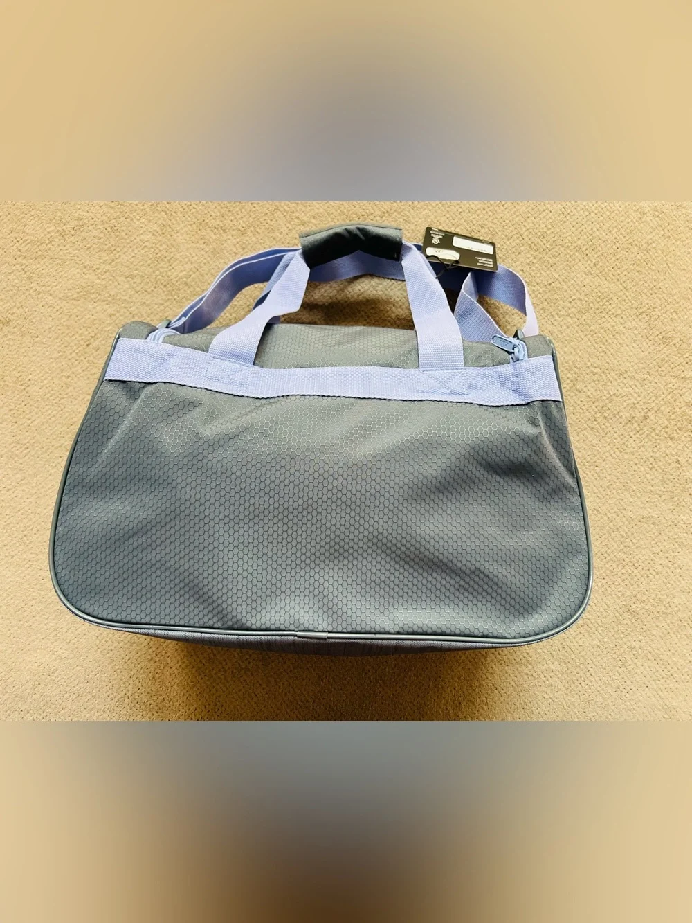 Adidas Diablo 2 Hex Grey Blue Small Adjustable Strap Gym Travel Duffel Bag NWT